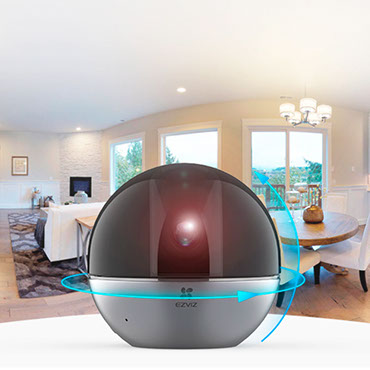 EZVIZ Cámara Seguridad IP 2K WiFi de interior 360° C6W 