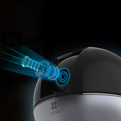 EZVIZ Cámara Seguridad IP 2K WiFi de interior 360° C6W 