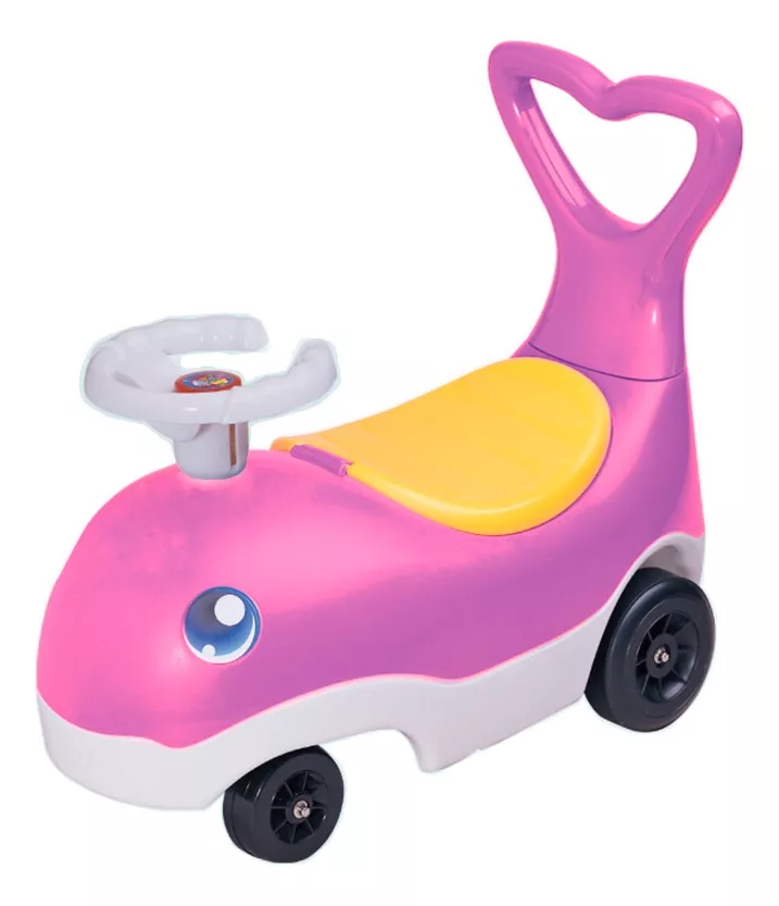 Carrito Montable Para Ninos Ballenita 5526 Rosa