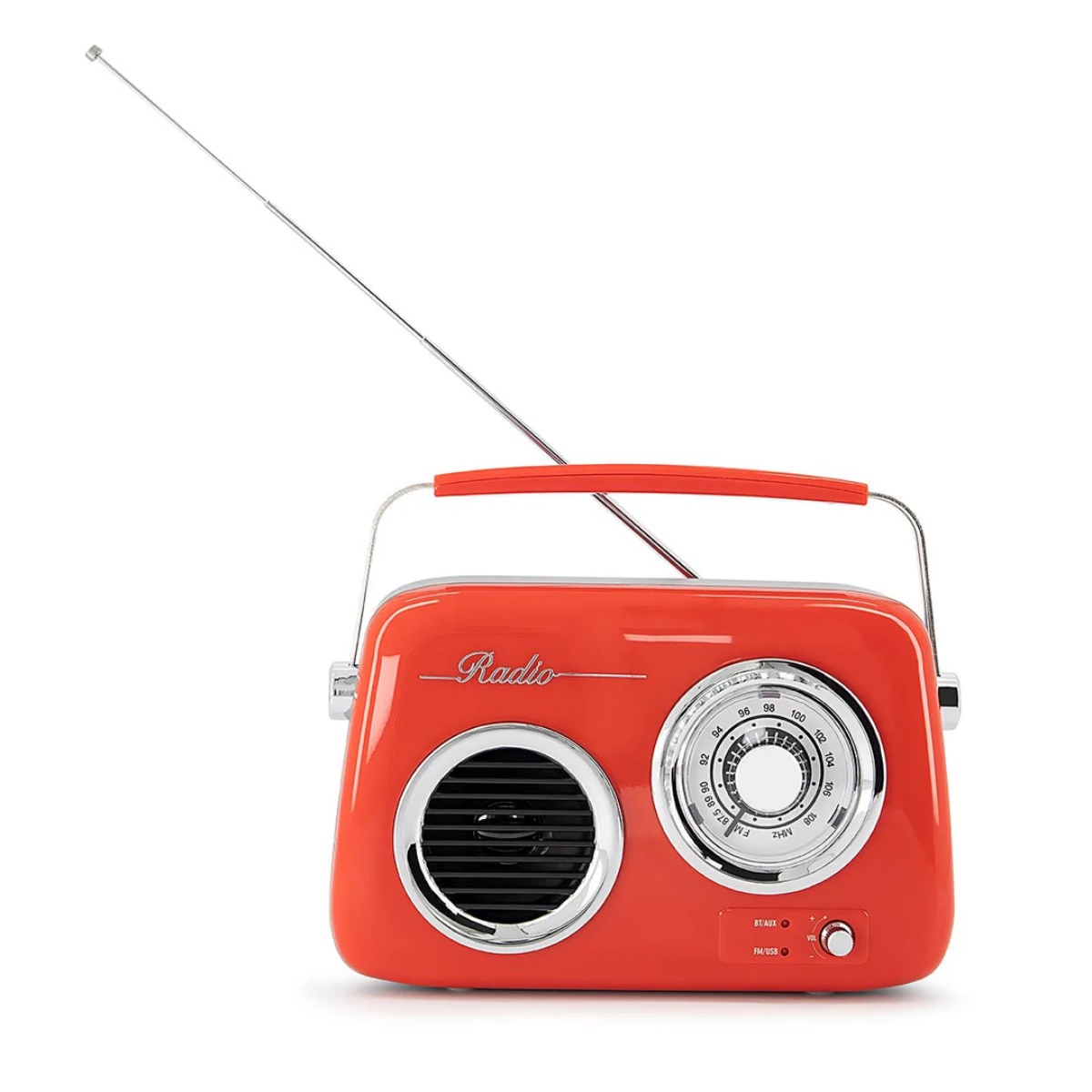 Radio Bocina Retro Select Sound BT1010R Portátil Bluetooth Rojo ENDY