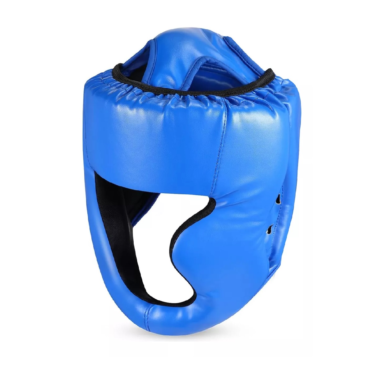 Careta Casco Para Boxeo Taekwondo De Barra Protector Cabeza Azul