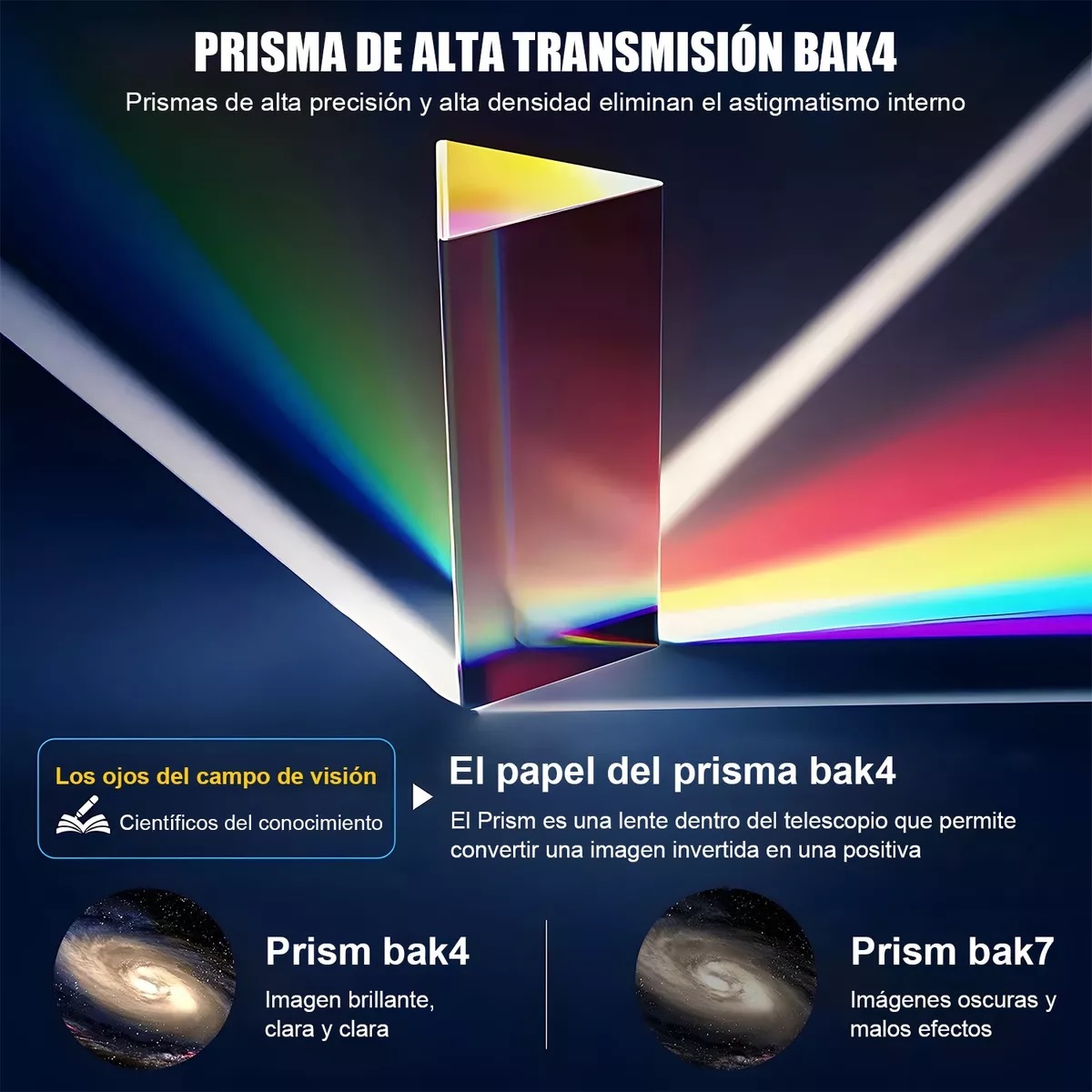 Telescopio Astronómico Hd 35x-525x 114/700mm Reflector