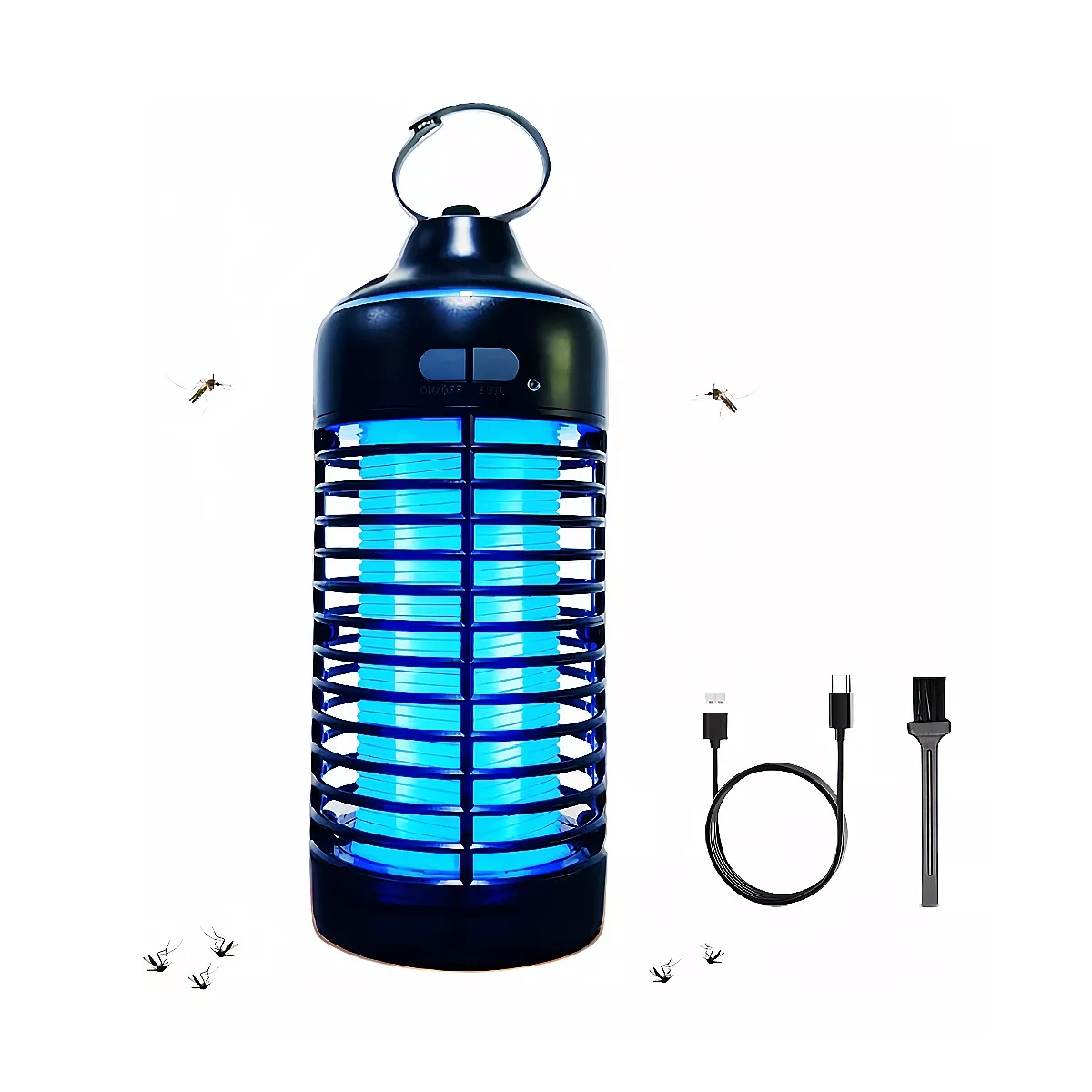 Lámpara Mata Mosquitos Usb Recargable Impermeable Portatil