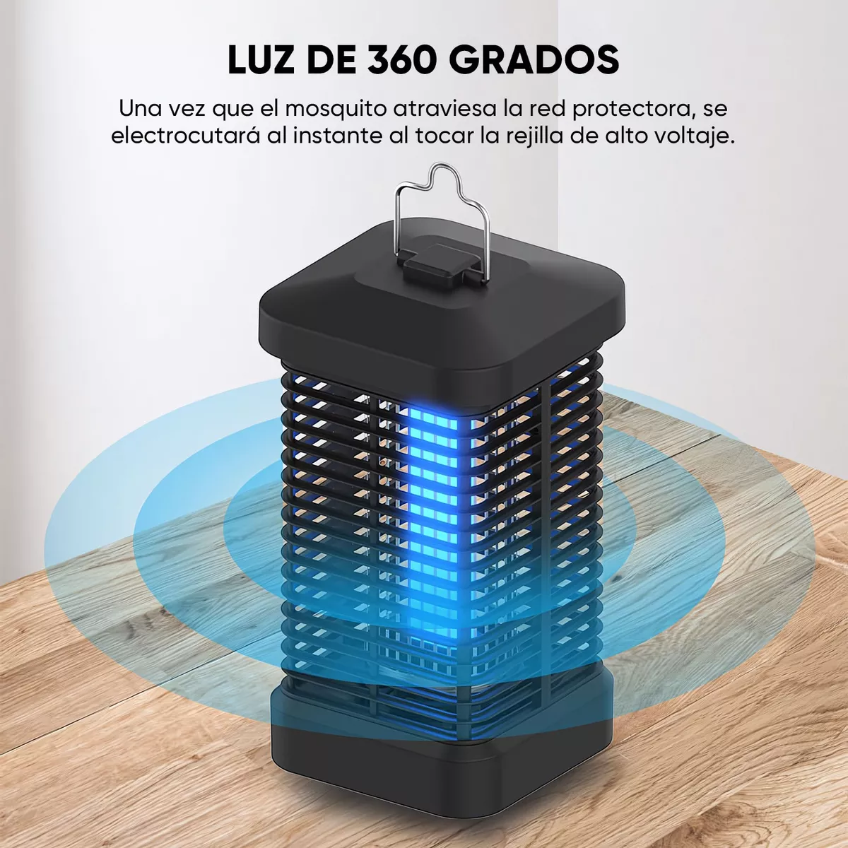 Lámpara Mata Mosquitos Eléctrica Portatil 4200v