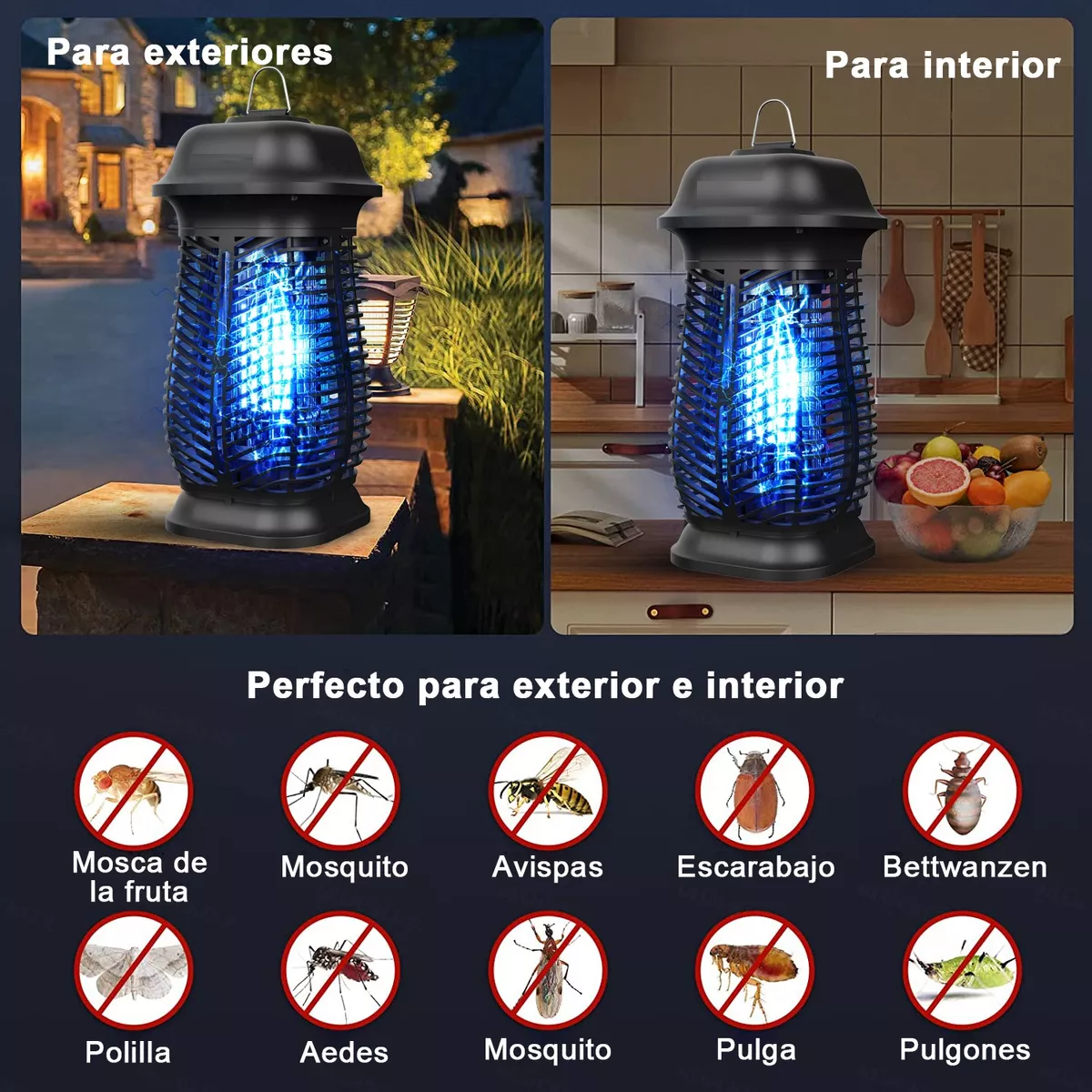 Lámpara Antimosquitos Insectos 20w