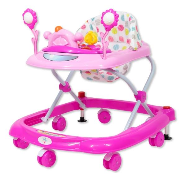 Andadera Para Bebé Interactiva Starkids W-103 Musical Rosa