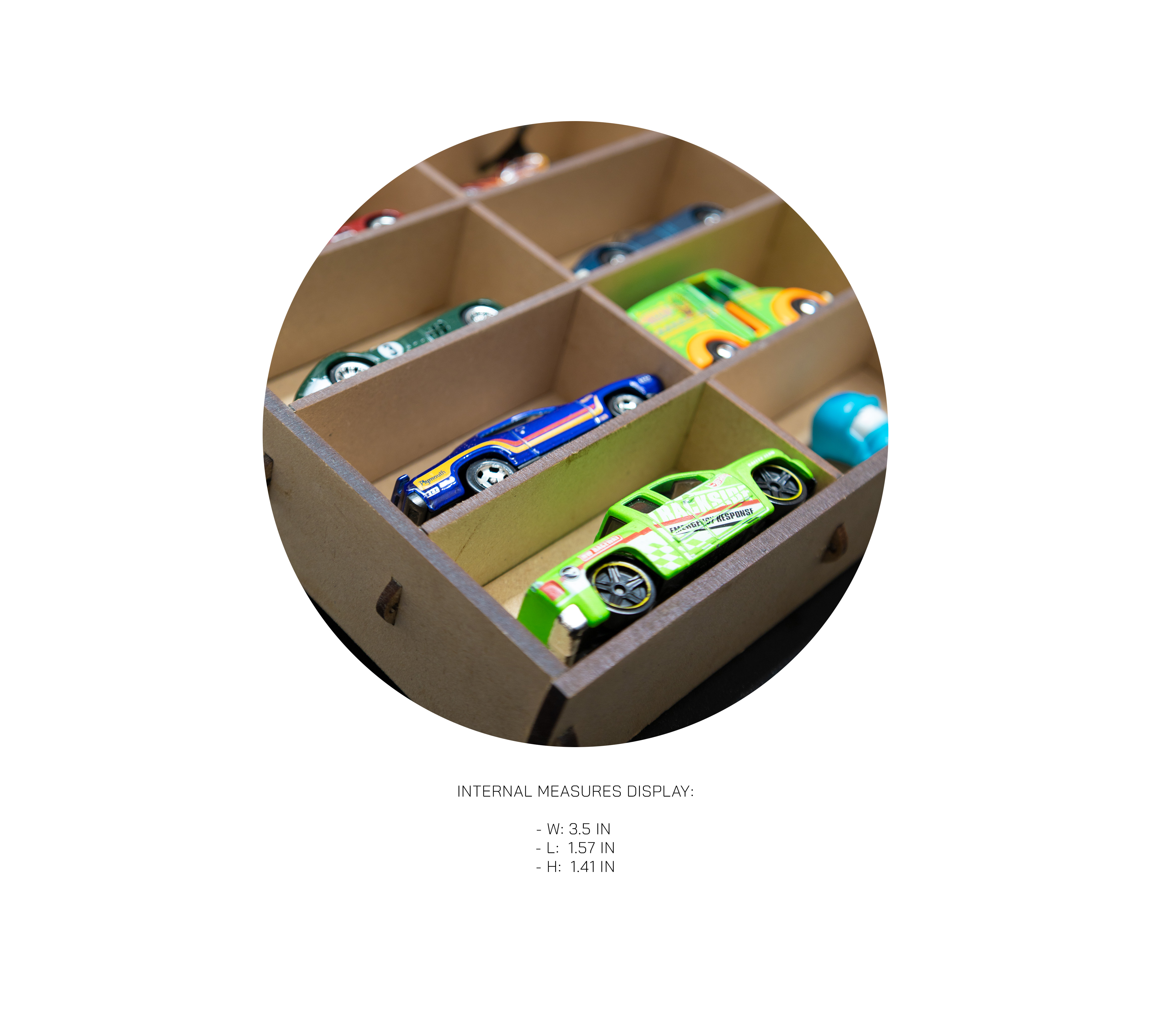 EXHIBIDOR PARA HOTWHEELS 50 ESPACIOS