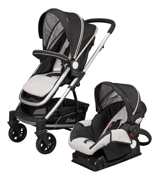 Carriola De Bebe Crown Portabebe Base De Carro Bambineto Negro
