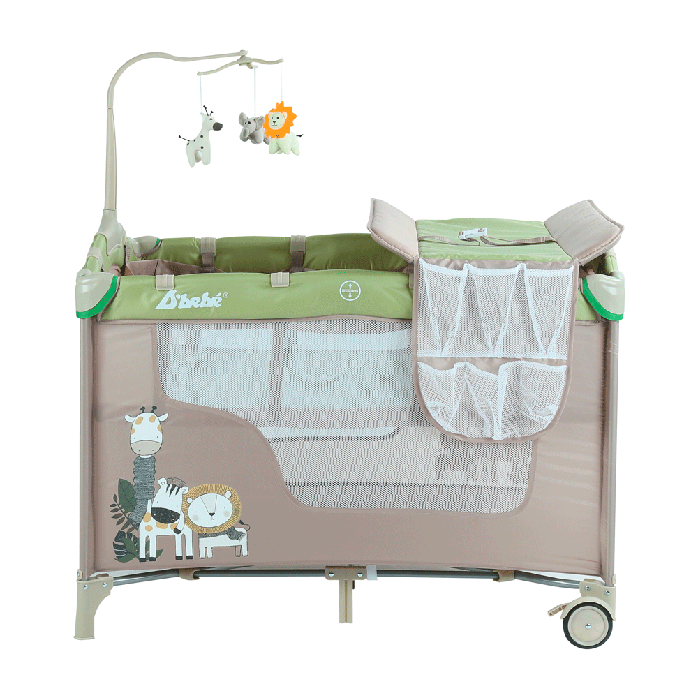 Cuna Corral D Bebe Dreams 2 Niveles Juguetero Beige