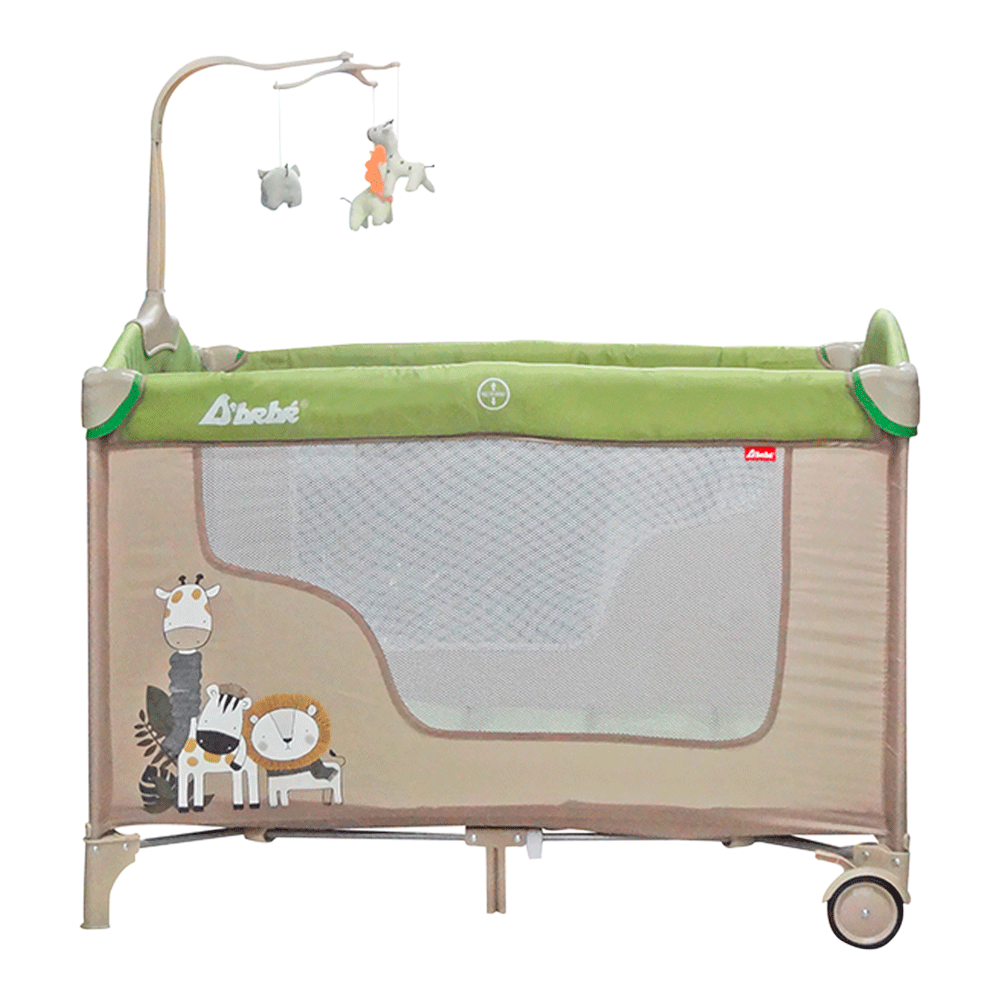 Cuna Corral D Bebe Dreams 2 Niveles Juguetero Beige