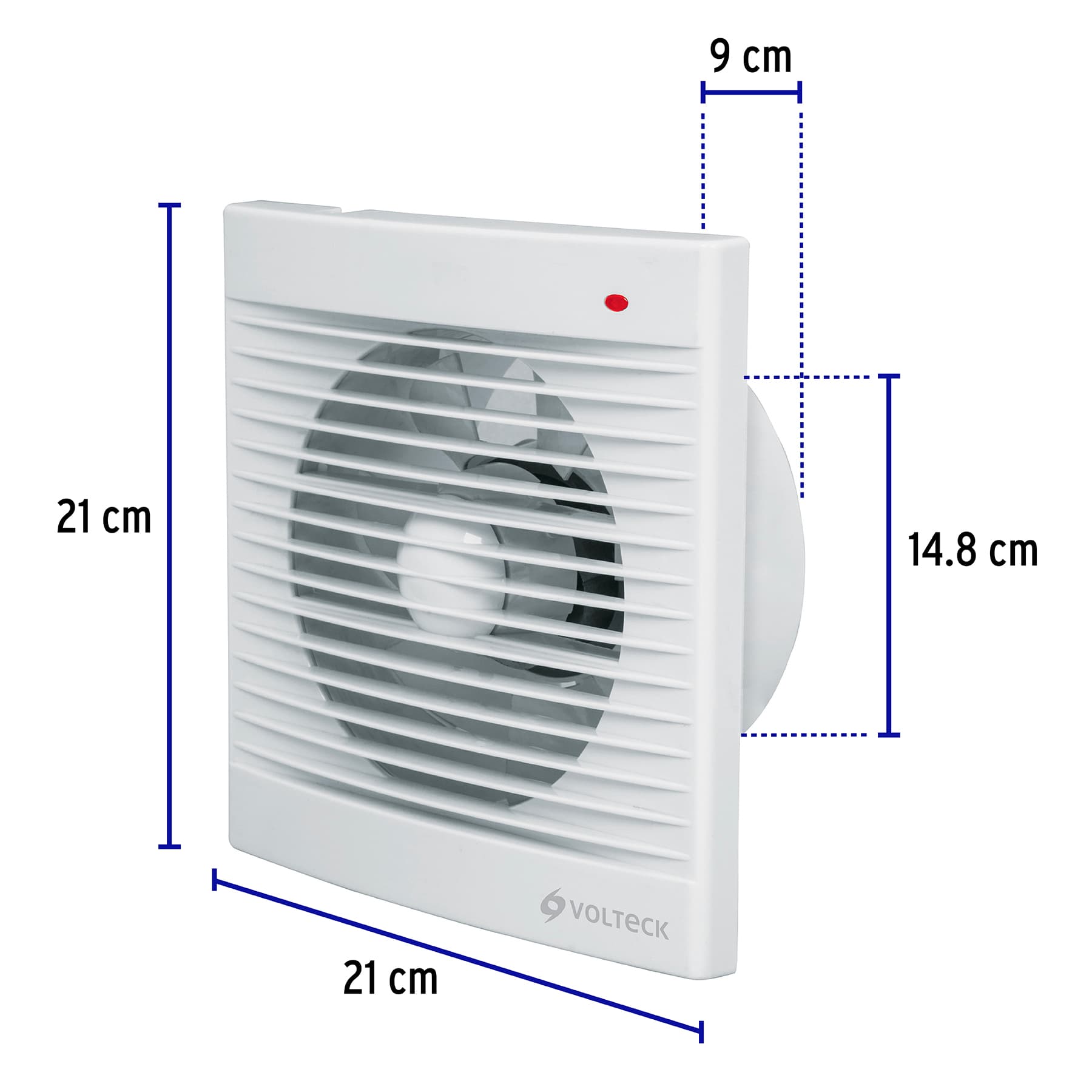 EXTRACTOR DE AIRE 6P COLOR BLANCO