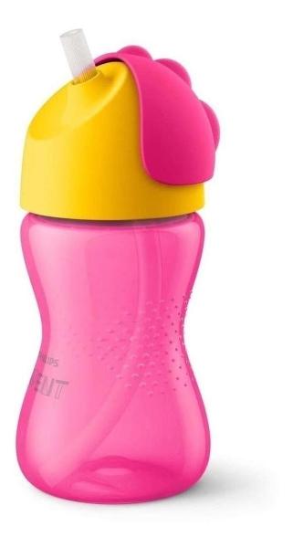 Vaso Entrenador Avent Con Popote 12m+ 300ml/10oz Rosa