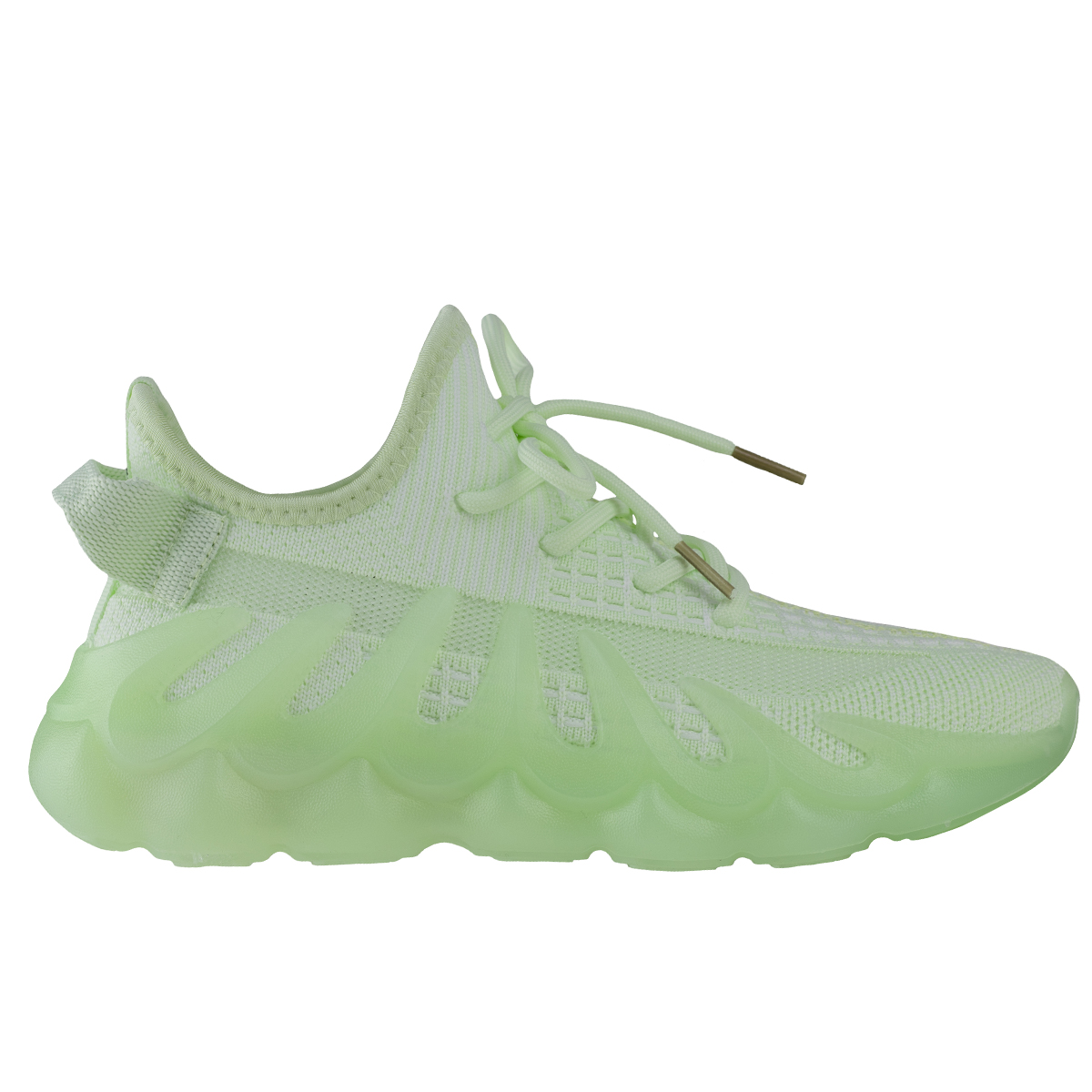 Tenis Verde Urbano Sneakers Capa De Ozono 601501 Texturados