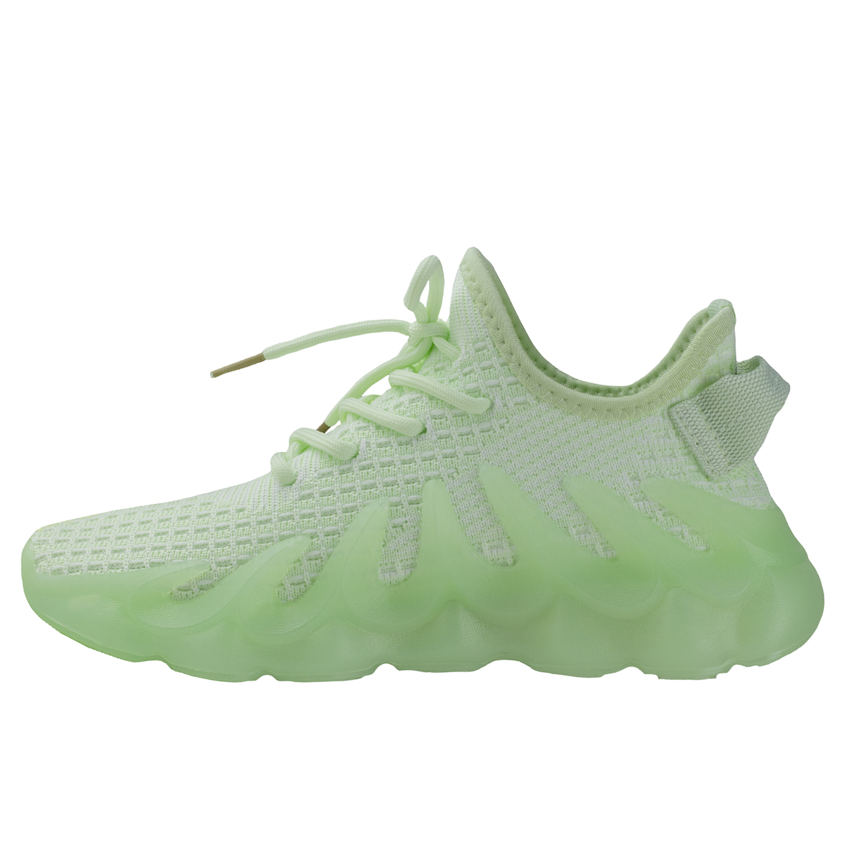 Tenis Verde Urbano Sneakers Capa De Ozono 601501 Texturados