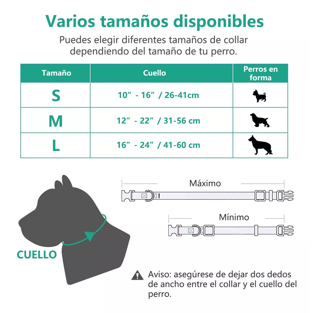 Collar Para Mascotas De Algodón Puro Transpirable Para Perro Azul Talla S