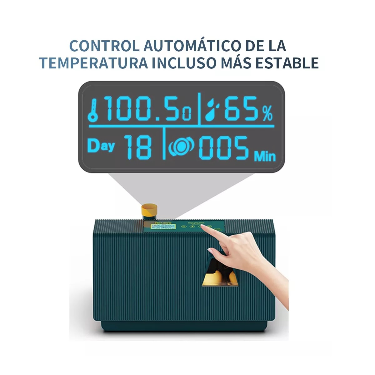 Incubadora Automática De Aves Corral, capacidad Para 10 huevos