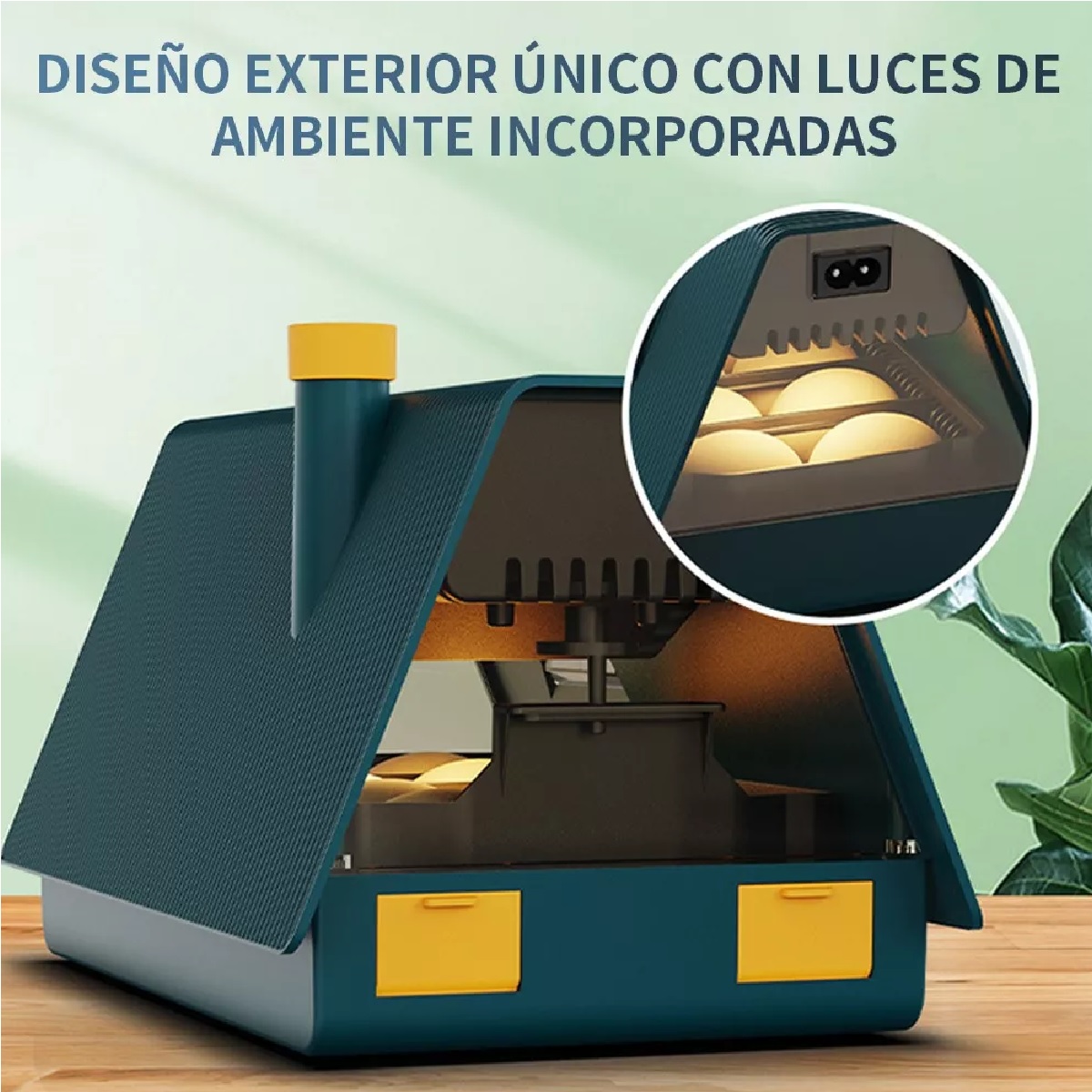Incubadora Automática De Aves Corral, capacidad Para 10 huevos