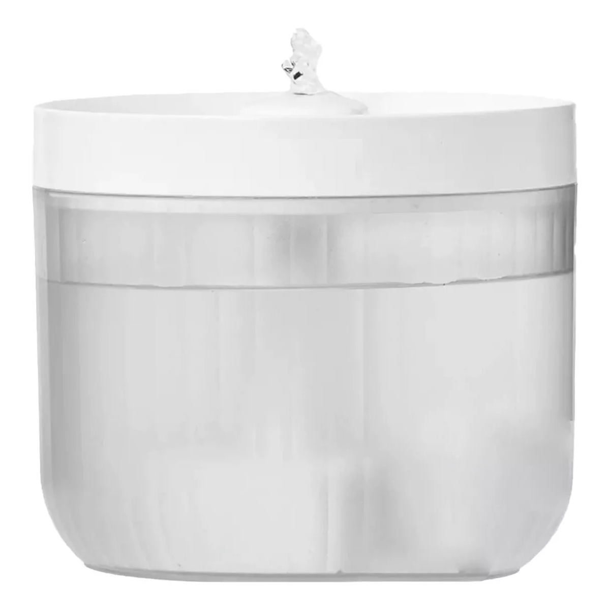 fuente bebedero automático para gatos silenciosa 2.3L color blanco