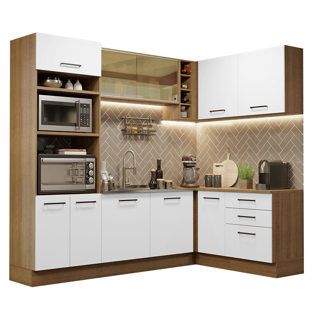 Cocina Integral Completa Modular Madesa Agata 399cm MB 01
