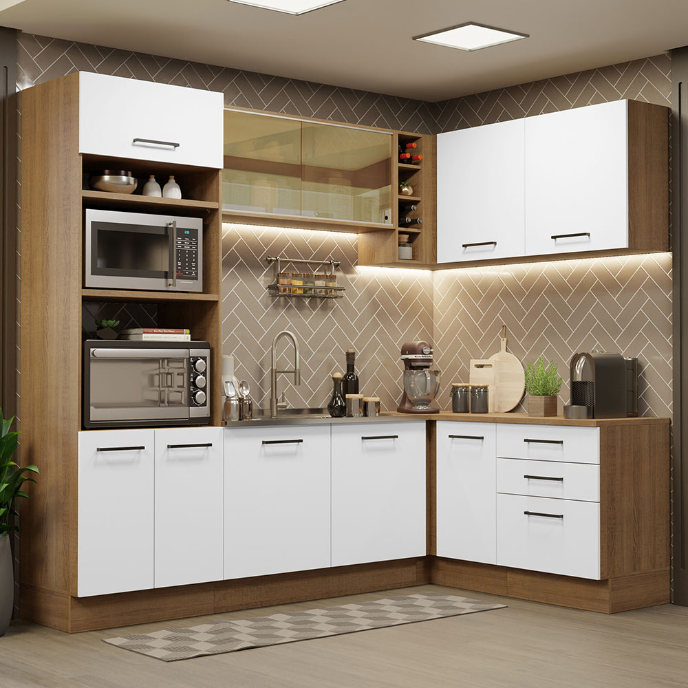 Cocina Integral Completa Modular Madesa Agata 399cm MB 01