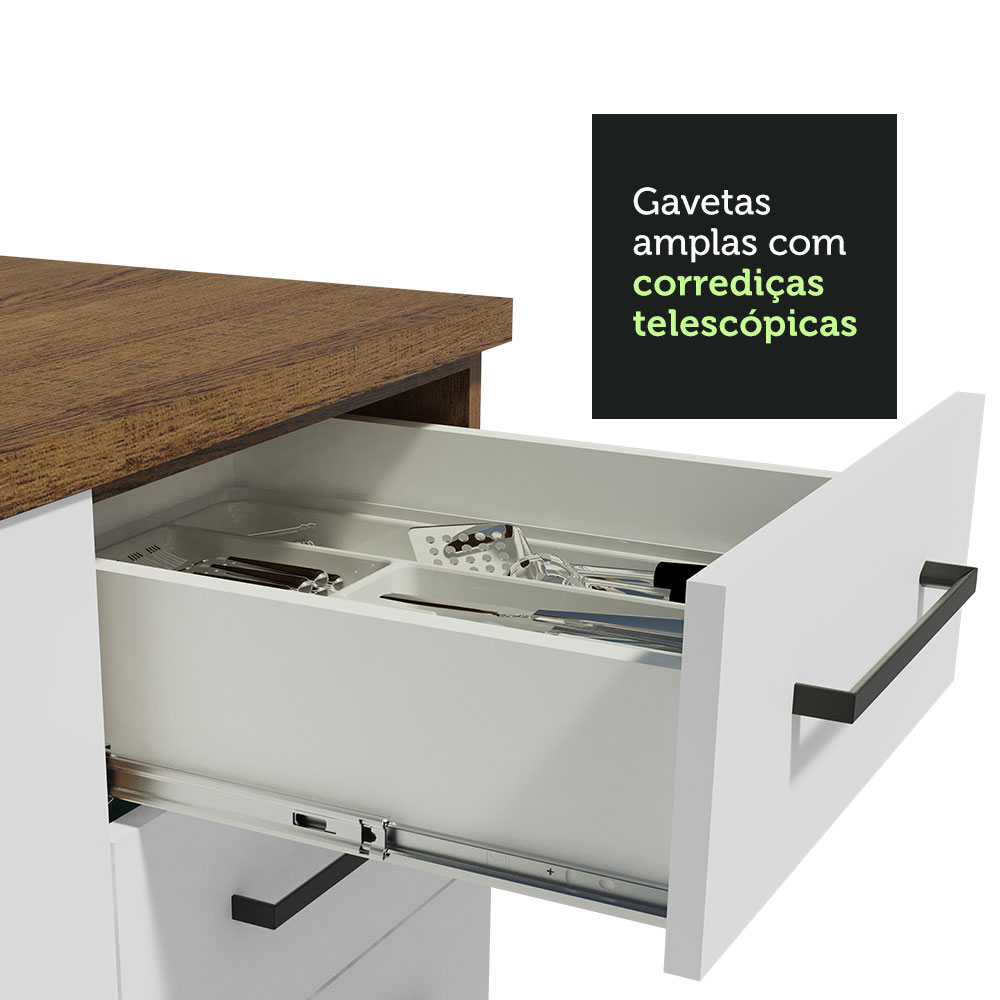 Cocina Integral Completa Modular Madesa Agata 399cm MB 01