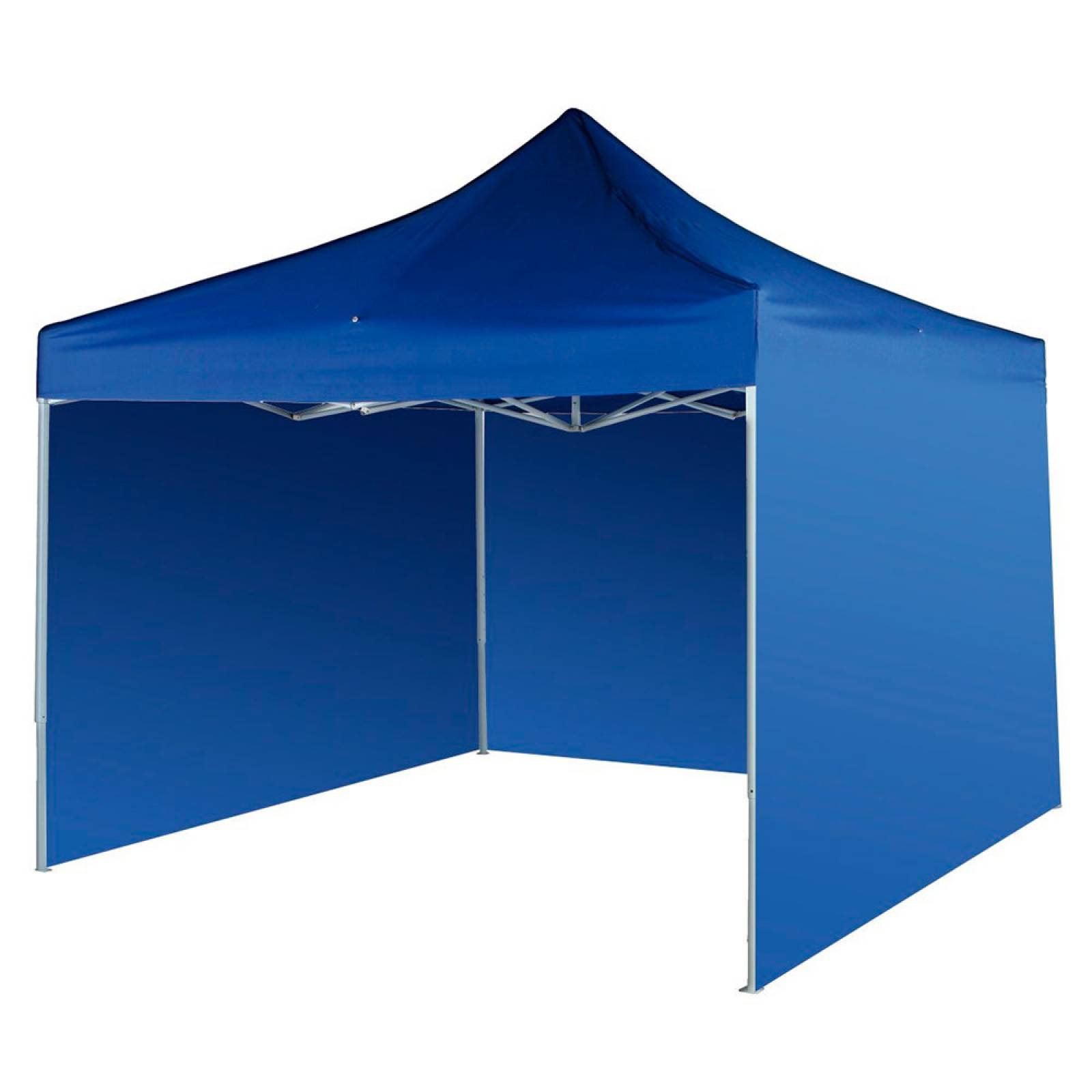 Carpa 3x3 Toldo Plegable Reforzado Impermeable  Lona Azul Jardin Exterior