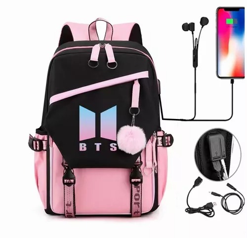 Mochila Escolar De Bts K-pop