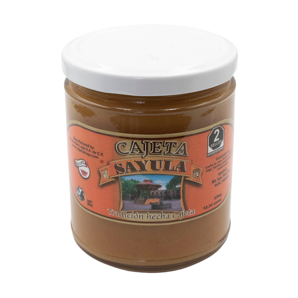 Cajeta Sayula Lugo Frasco Chico 350g 100% Leche De Vaca