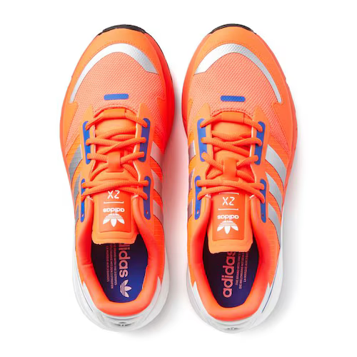 Tenis Adidas Modelo ZX 1K Boost Color Naranja/Plata Para Caballero