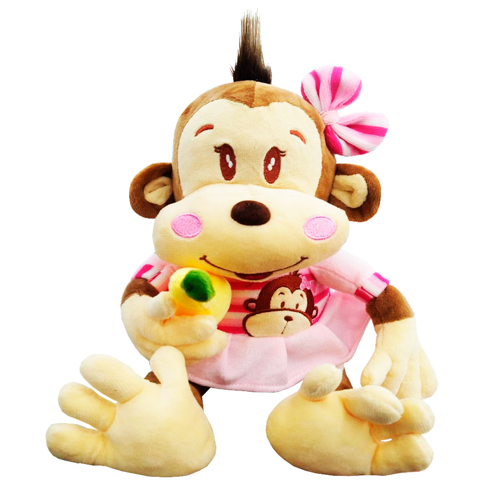 Peluche Generico Changuita Rosa 40cm