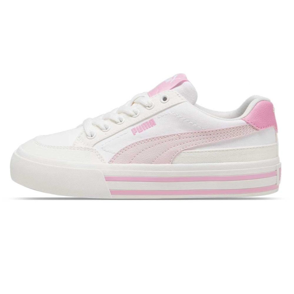 Tenis Casuales Puma Court Classic Vulc FS Jr Beige 396558 08 Mujer