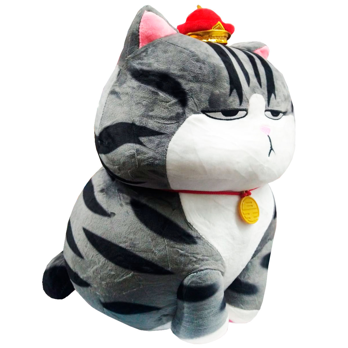 Peluche Generico Lucifer Rey Gris 32 cm