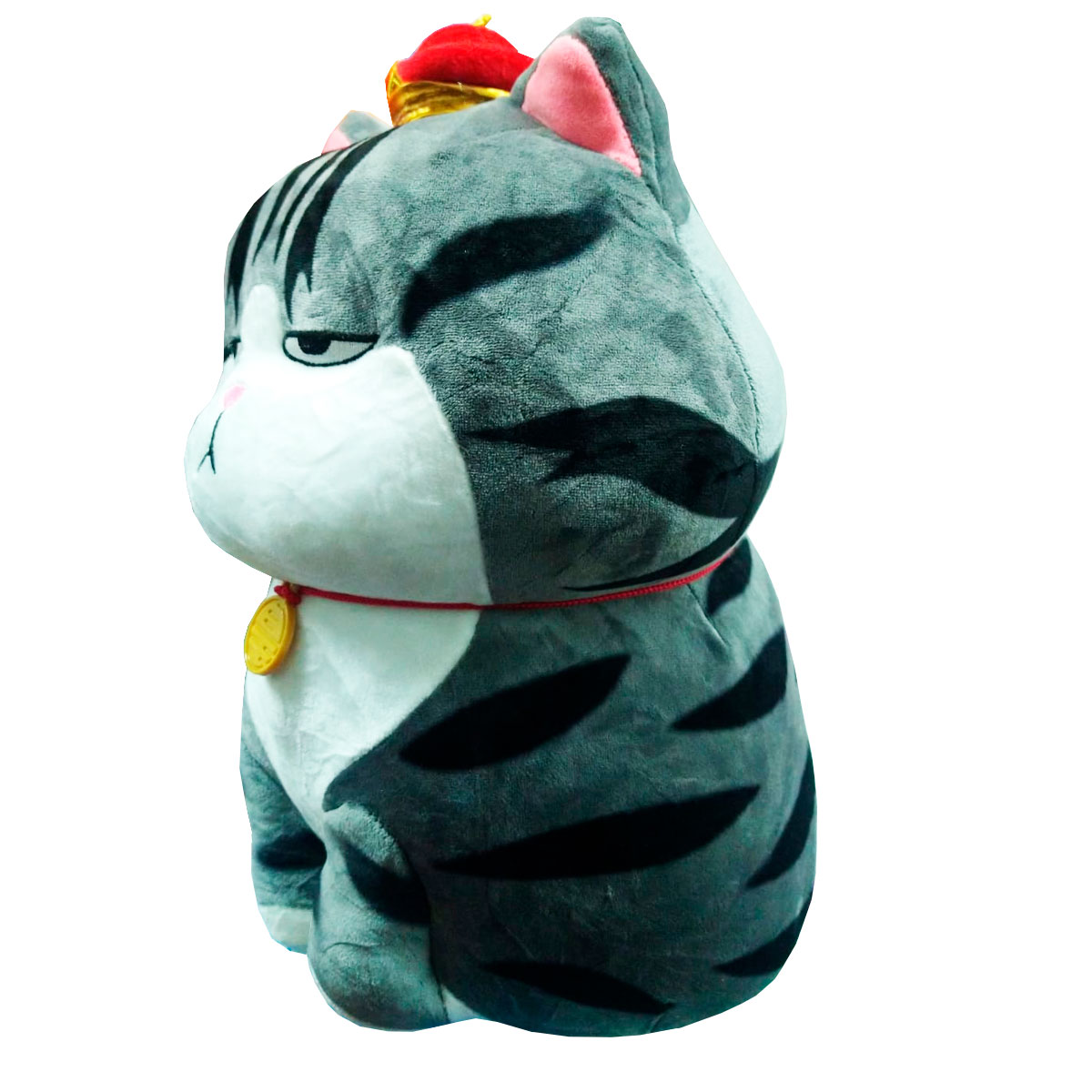 Peluche Generico Lucifer Rey Gris 32 cm