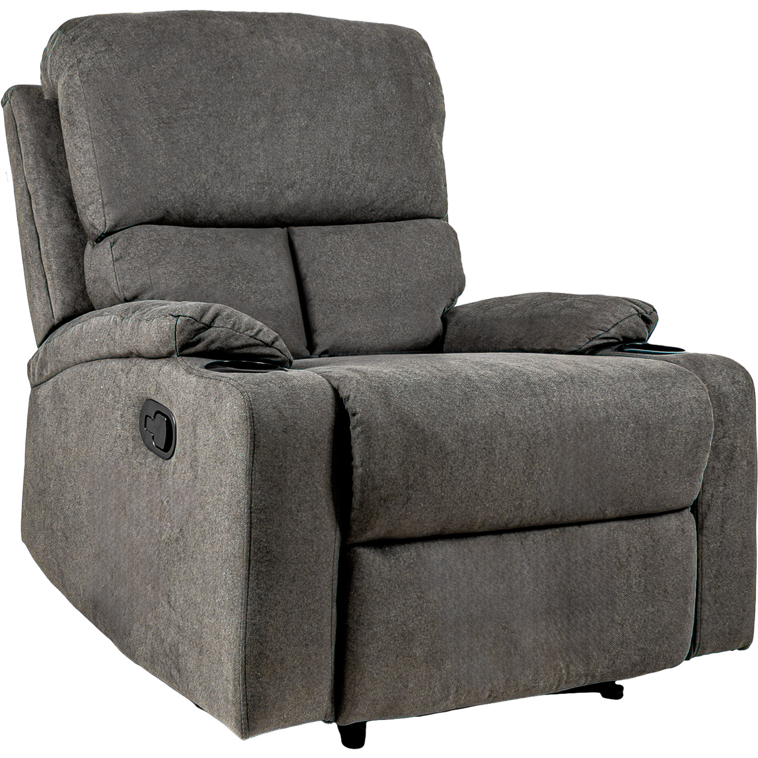 Sillón Reclinable Reposet Moderno Minimalista Sala Gris