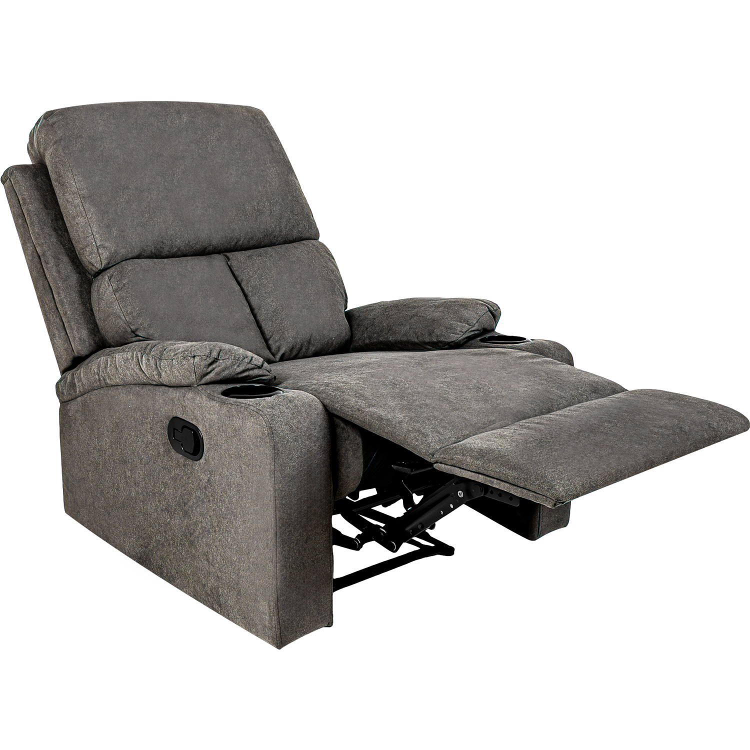 Sillón Reclinable Reposet Moderno Minimalista Sala Gris