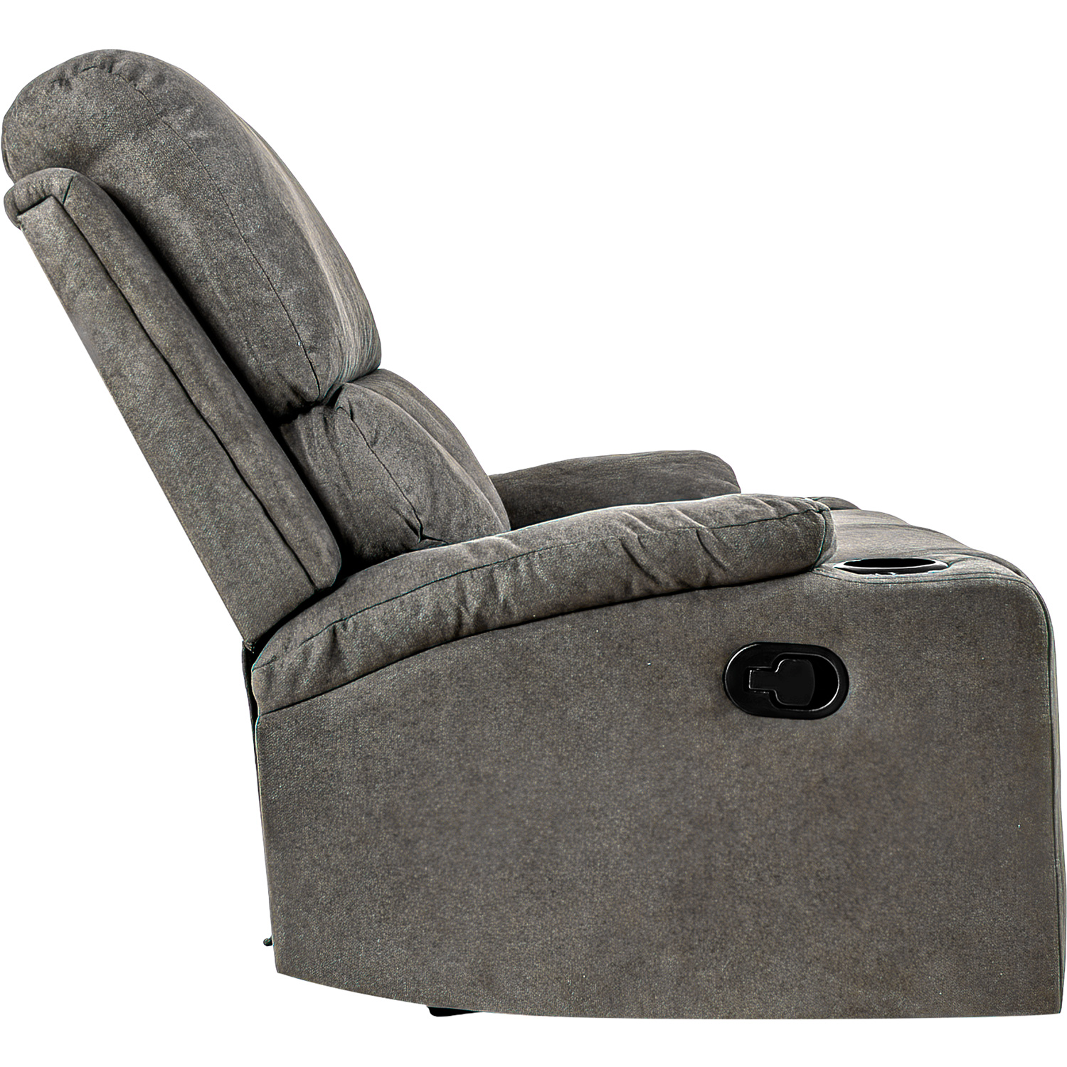 Sillón Reclinable Reposet Moderno Minimalista Sala Gris