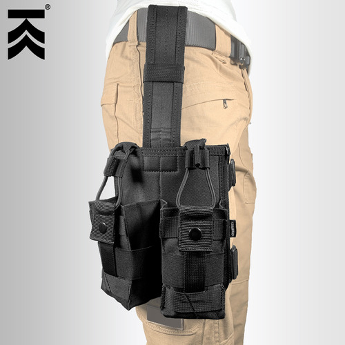 Piernera Porta Cargador Kampak Fc11 Doble Arma Larga Tactico