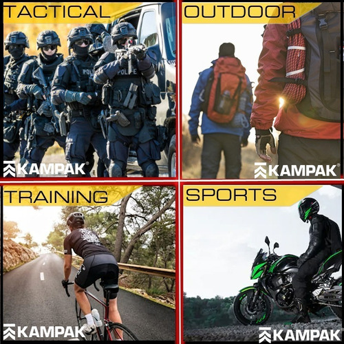 Piernera Porta Cargador Kampak Fc11 Doble Arma Larga Tactico