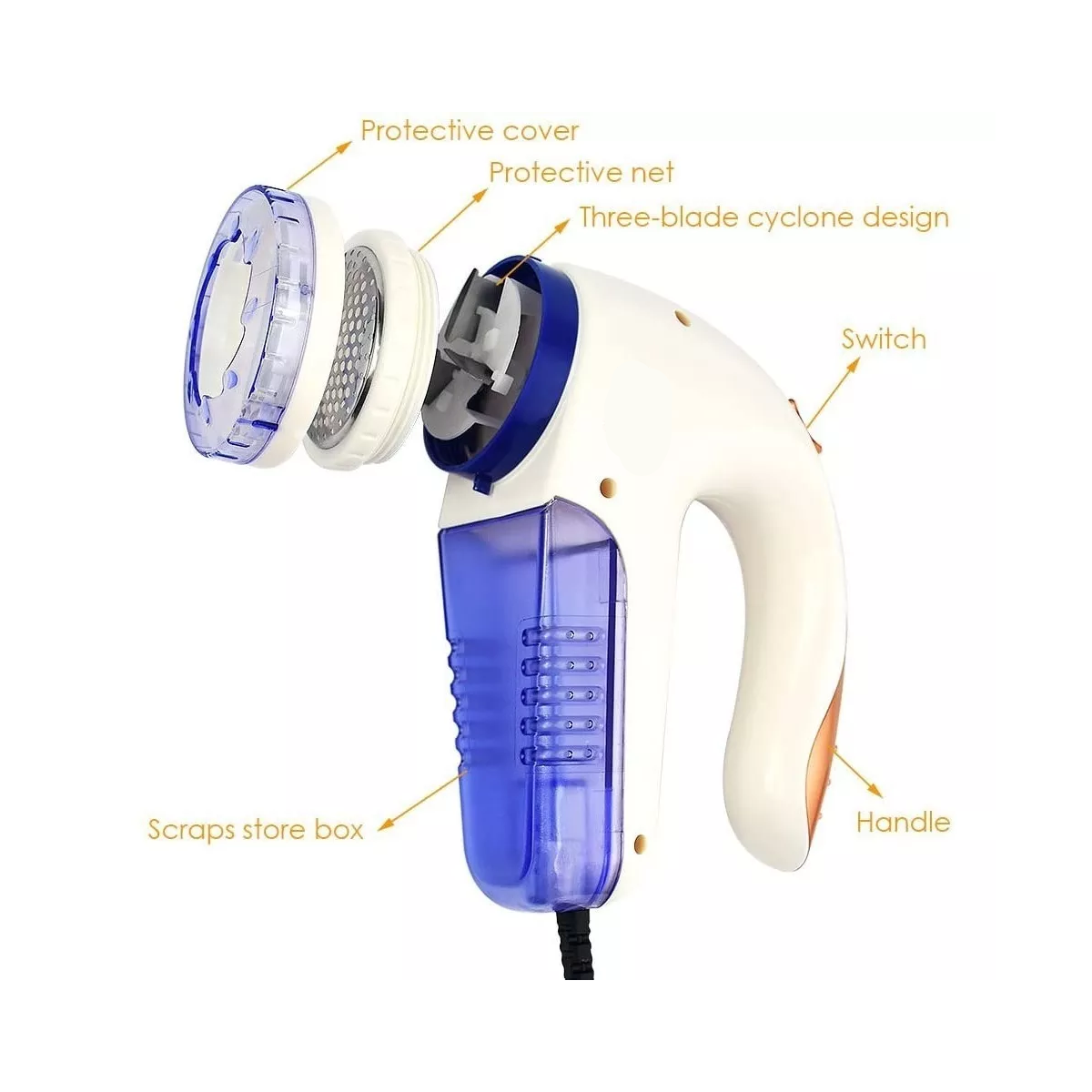 Maquina De Afeitar Electrico Removedor De Pelusa