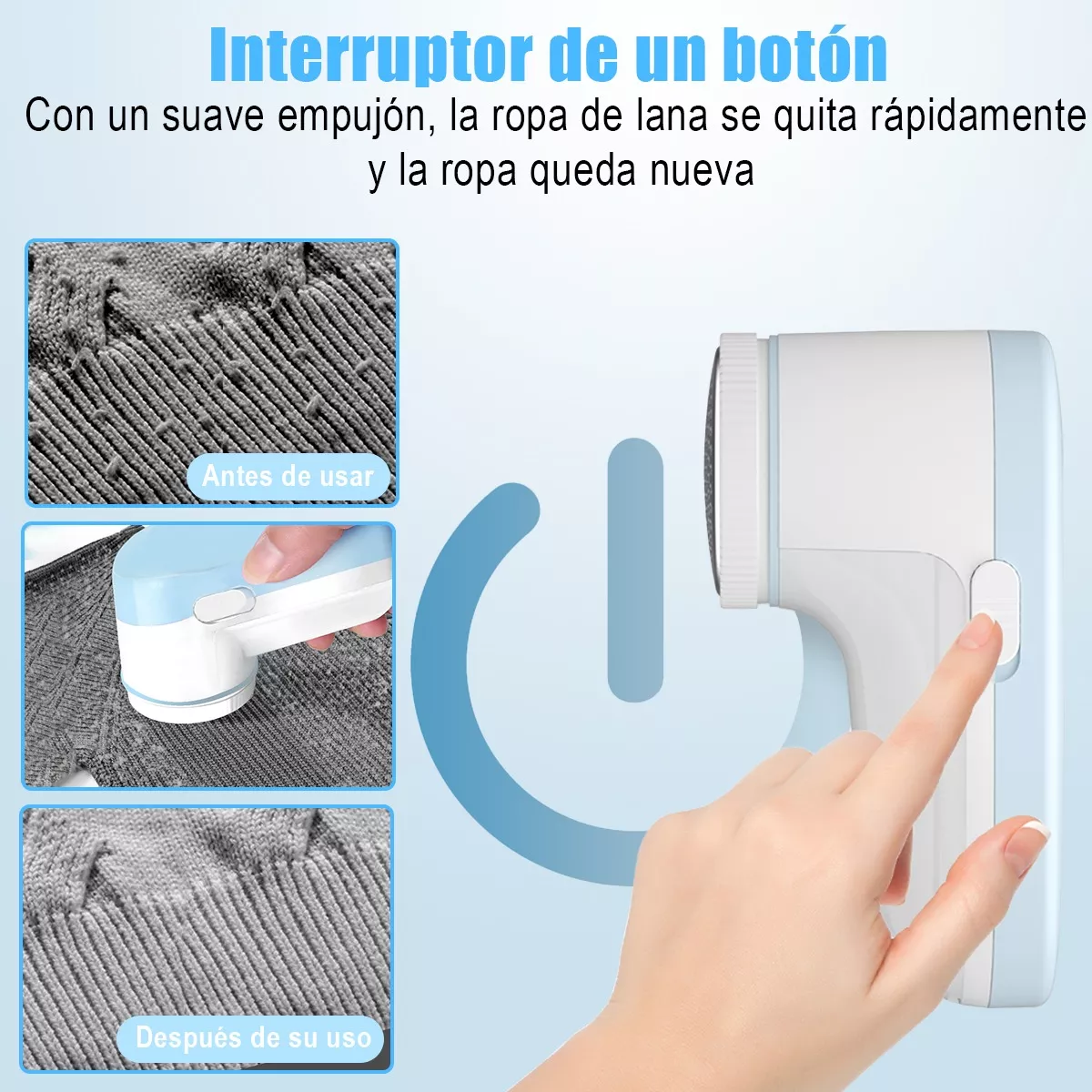 Removedor De Pelusa Ropa Quita Pelusas Electrico Portátil