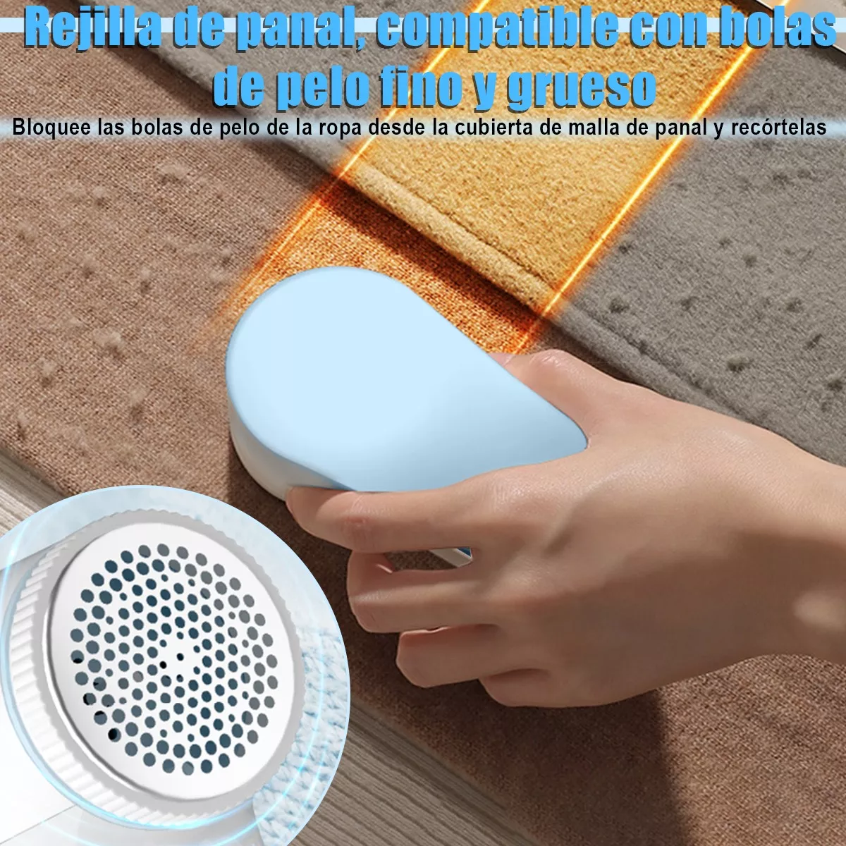 Removedor De Pelusa Ropa Quita Pelusas Electrico Portátil