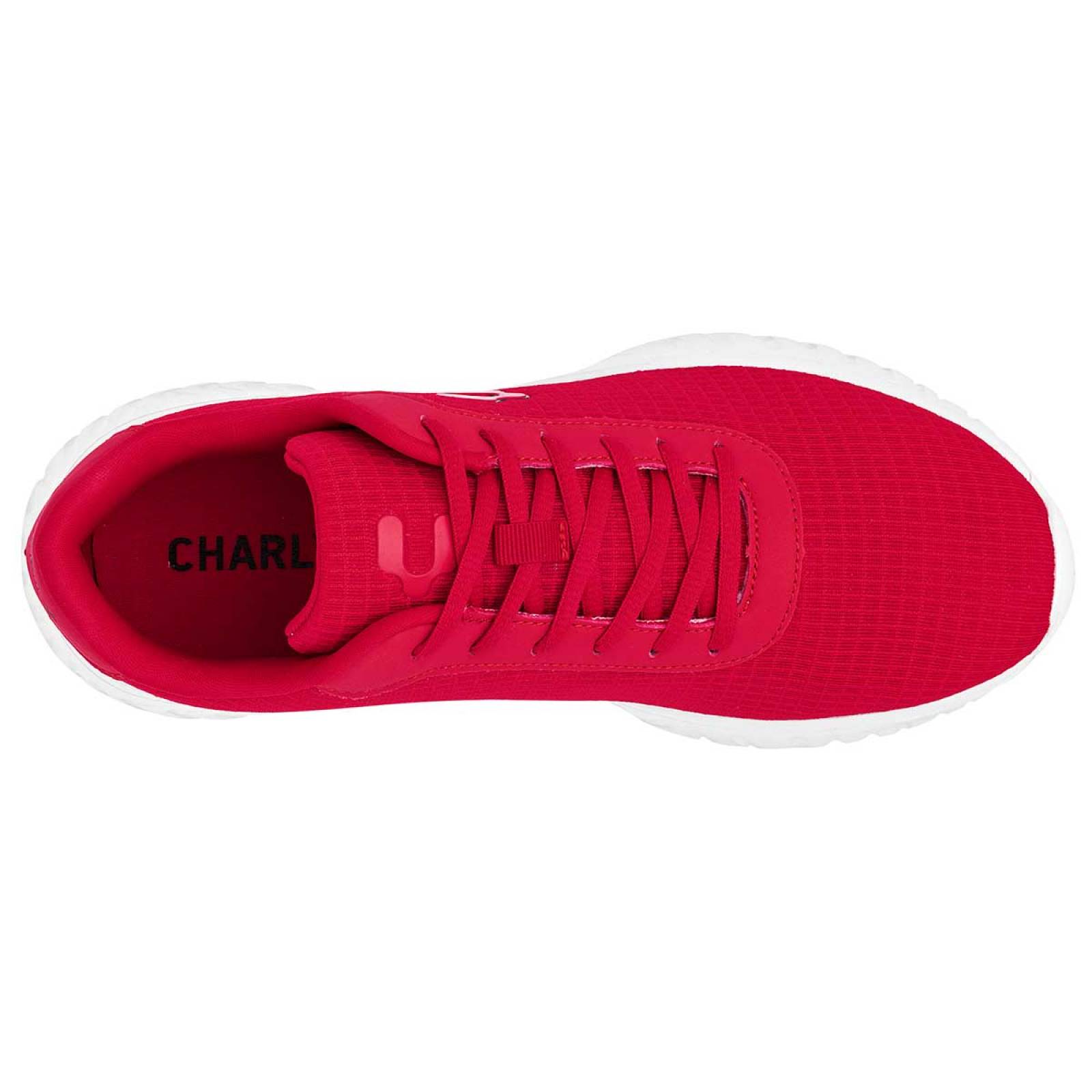 Tenis Charly Color Rojo/Blanco Modelo CH0336
