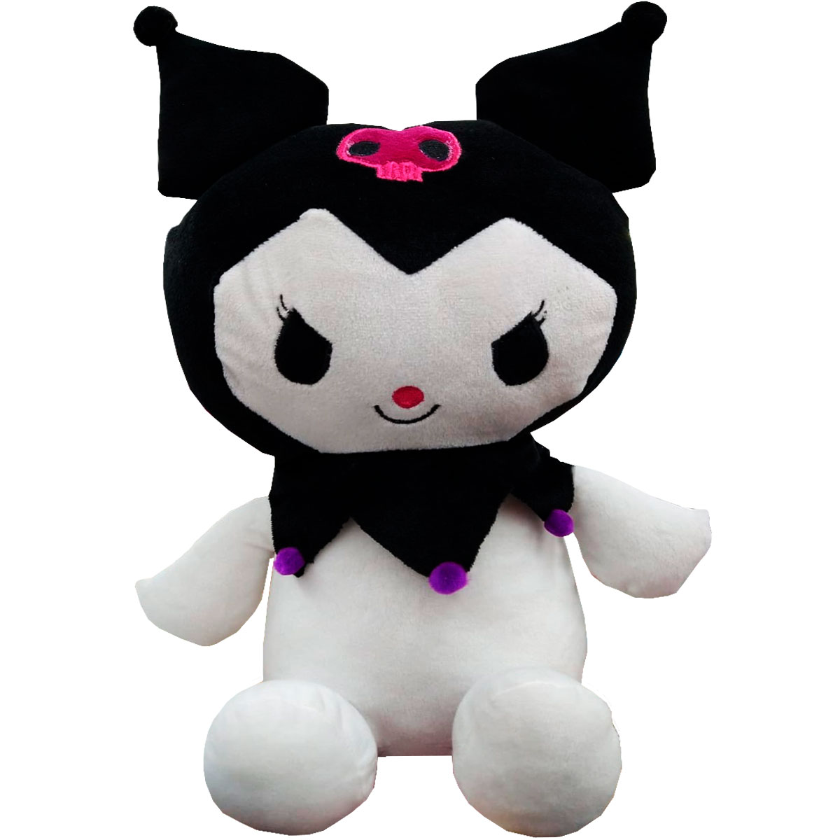 Peluche Generico Kuromy Calavera Morada  40 cm 