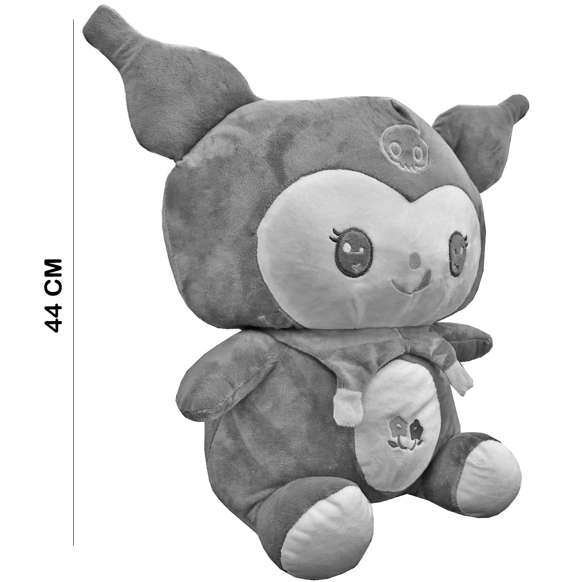 Peluche Generico Kuromy Morado Flores 44 cm