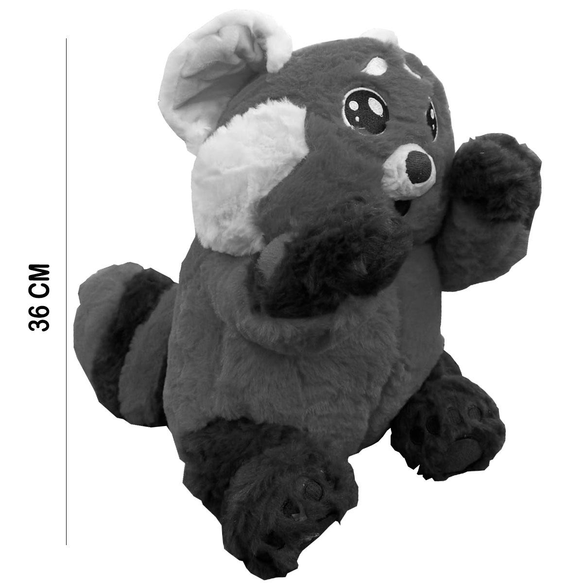 Peluche Generico Panda Rojo Mei Lee 36 cm