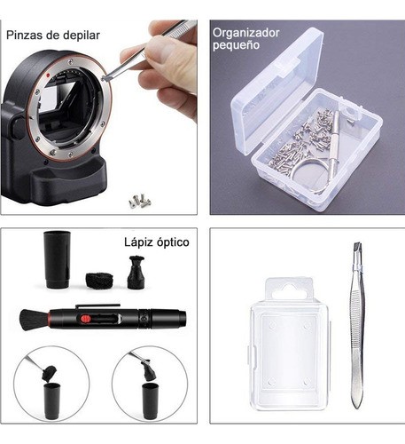 Kit De Limpieza Profesional Para Cámaras Réflex Digitales