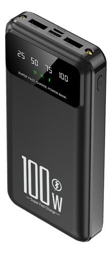 Power Bank SAIVIEK KJ-K70 20000mah Batería Externa 20W Carga Rapida  negra