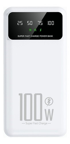 Power Bank SAIVIEK KJ-K70 20000mah Batería Externa 20W Carga Rapida blanca