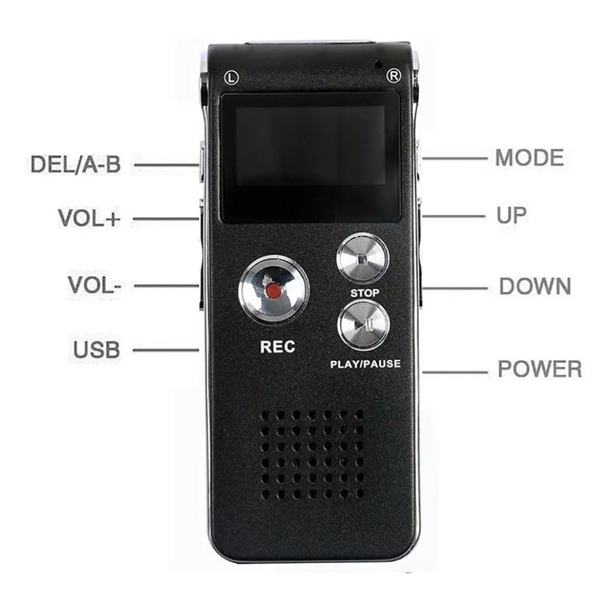 Microfono Espia Usb Spy Grabadora Voz De 8gb