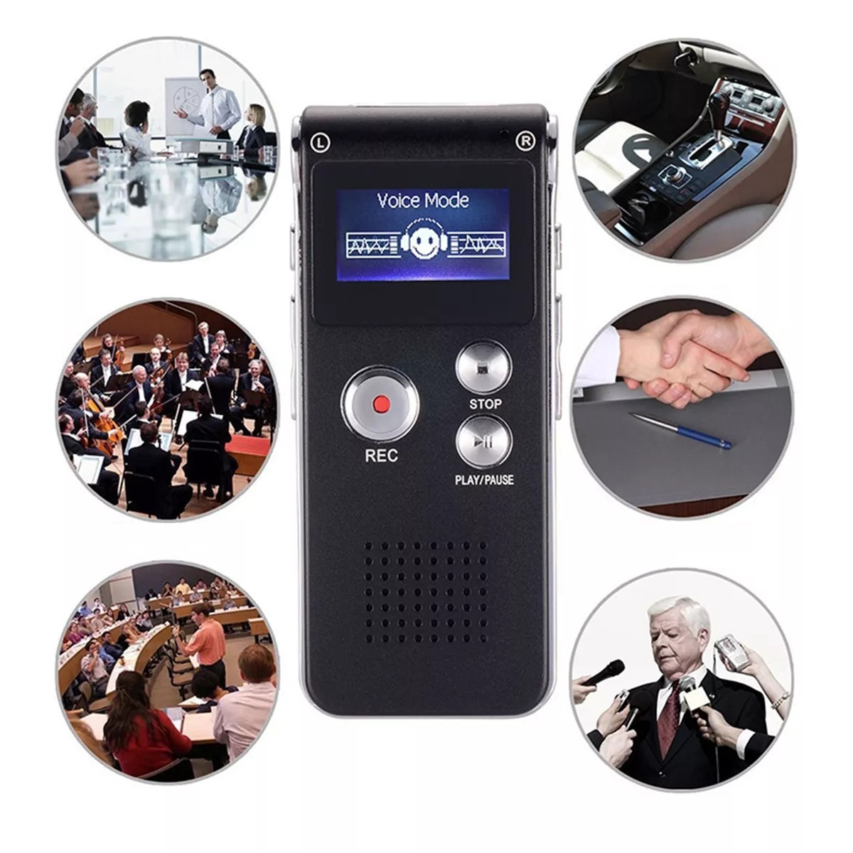 Microfono Espia Usb Spy Grabadora Voz De 8gb